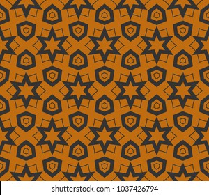 Modern stylish texture. Repeating abstract background with chaotic strokes.Vector monochrome seamless pattern