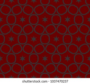 Modern stylish texture. Repeating abstract background with chaotic strokes.Vector monochrome seamless pattern