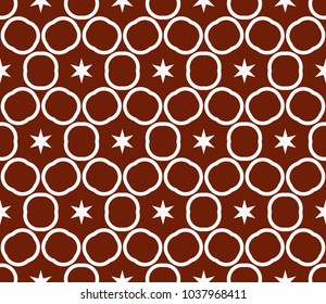 Modern stylish texture. Repeating abstract background with chaotic strokes.Vector monochrome seamless pattern