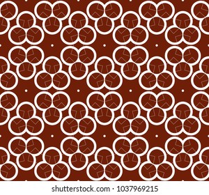 Modern stylish texture. Repeating abstract background with chaotic strokes.Vector monochrome seamless pattern