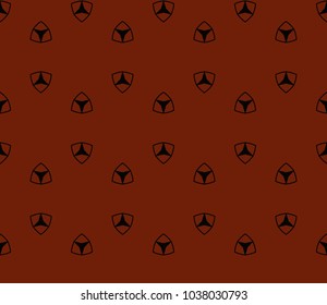 Modern stylish texture. Repeating abstract background with chaotic strokes.Vector monochrome seamless pattern