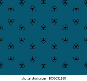 Modern stylish texture. Repeating abstract background with chaotic strokes.Vector monochrome seamless pattern