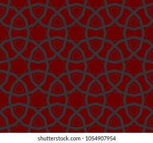 Modern stylish texture. Repeating abstract background with chaotic strokes.Vector monochrome seamless pattern