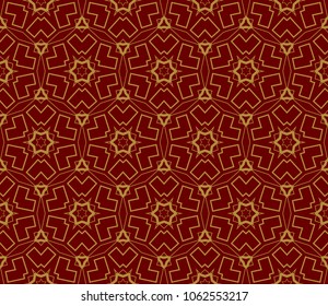 Modern stylish texture. Repeating abstract background with chaotic strokes.Vector monochrome seamless pattern