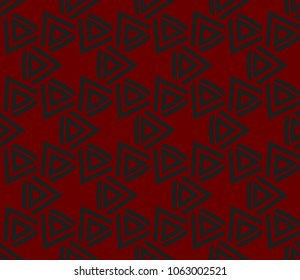 Modern stylish texture. Repeating abstract background with chaotic strokes. Trendy hipster print.Vector seamless pattern.