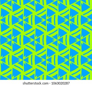 Modern stylish texture. Repeating abstract background with chaotic strokes. Trendy hipster print.Vector seamless pattern.