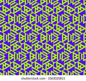 Modern stylish texture. Repeating abstract background with chaotic strokes. Trendy hipster print.Vector seamless pattern.