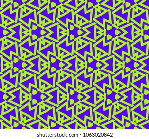 Modern stylish texture. Repeating abstract background with chaotic strokes. Trendy hipster print.Vector seamless pattern.