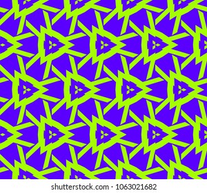 Modern stylish texture. Repeating abstract background with chaotic strokes. Trendy hipster print.Vector seamless pattern.