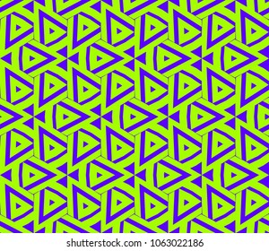 Modern stylish texture. Repeating abstract background with chaotic strokes. Trendy hipster print.Vector seamless pattern.