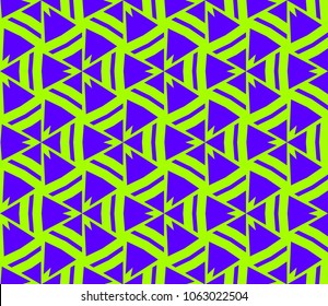 Modern stylish texture. Repeating abstract background with chaotic strokes. Trendy hipster print.Vector seamless pattern.