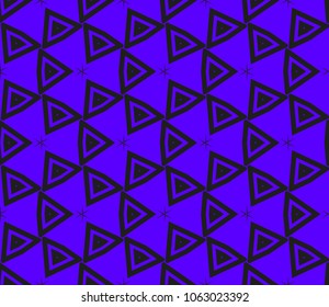 Modern stylish texture. Repeating abstract background with chaotic strokes. Trendy hipster print.Vector seamless pattern.