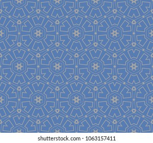 Modern stylish texture. Repeating abstract background with chaotic strokes.Vector monochrome seamless pattern