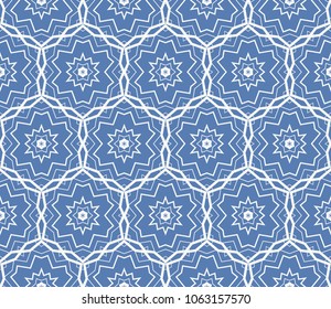 Modern stylish texture. Repeating abstract background with chaotic strokes.Vector monochrome seamless pattern