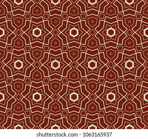 Modern stylish texture. Repeating abstract background with chaotic strokes.Vector monochrome seamless pattern