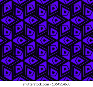 Modern stylish texture. Repeating abstract background with chaotic strokes.Vector monochrome seamless pattern