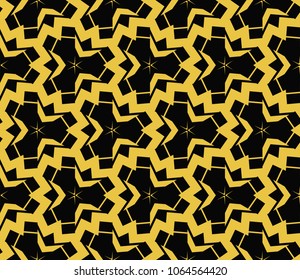 Modern stylish texture. Repeating abstract background with chaotic strokes.Vector monochrome seamless pattern