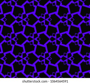 Modern stylish texture. Repeating abstract background with chaotic strokes.Vector monochrome seamless pattern