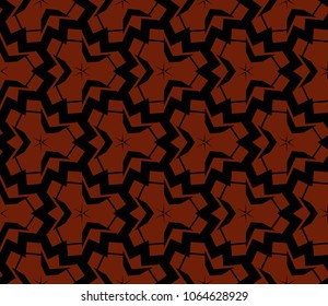 Modern stylish texture. Repeating abstract background with chaotic strokes.Vector monochrome seamless pattern