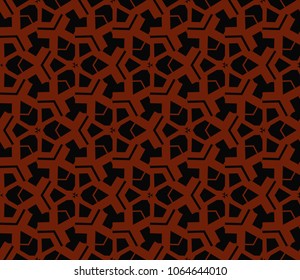 Modern stylish texture. Repeating abstract background with chaotic strokes.Vector monochrome seamless pattern