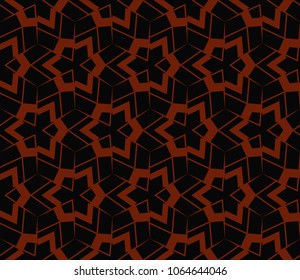 Modern stylish texture. Repeating abstract background with chaotic strokes.Vector monochrome seamless pattern