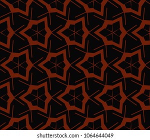 Modern stylish texture. Repeating abstract background with chaotic strokes.Vector monochrome seamless pattern