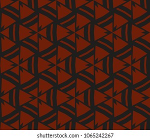 Modern stylish texture. Repeating abstract background with chaotic strokes. Trendy hipster print.Vector seamless pattern.