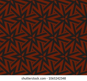 Modern stylish texture. Repeating abstract background with chaotic strokes. Trendy hipster print.Vector seamless pattern.