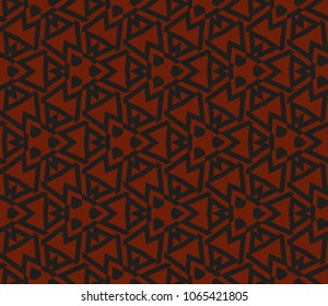 Modern stylish texture. Repeating abstract background with chaotic strokes. Trendy hipster print.Vector seamless pattern.