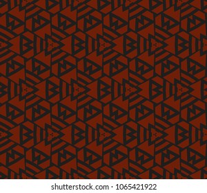 Modern stylish texture. Repeating abstract background with chaotic strokes. Trendy hipster print.Vector seamless pattern.