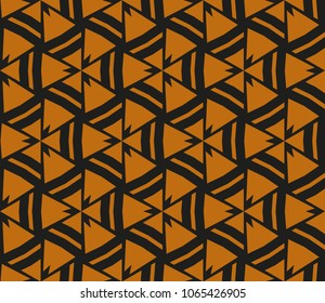 Modern stylish texture. Repeating abstract background with chaotic strokes. Trendy hipster print.Vector seamless pattern.