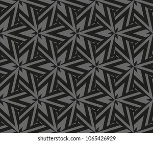 Modern stylish texture. Repeating abstract background with chaotic strokes. Trendy hipster print.Vector seamless pattern.