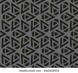 Modern stylish texture. Repeating abstract background with chaotic strokes. Trendy hipster print.Vector seamless pattern.