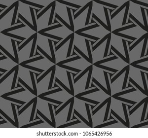 Modern stylish texture. Repeating abstract background with chaotic strokes. Trendy hipster print.Vector seamless pattern.