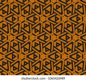 Modern stylish texture. Repeating abstract background with chaotic strokes. Trendy hipster print.Vector seamless pattern.