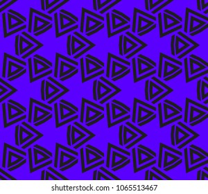 Modern stylish texture. Repeating abstract background with chaotic strokes. Trendy hipster print.Vector seamless pattern.