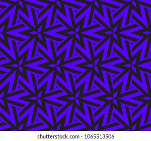 Modern stylish texture. Repeating abstract background with chaotic strokes. Trendy hipster print.Vector seamless pattern.