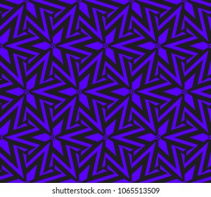 Modern stylish texture. Repeating abstract background with chaotic strokes. Trendy hipster print.Vector seamless pattern.