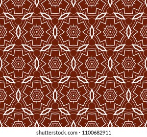 Modern stylish texture. Repeating abstract background with chaotic strokes.Vector monochrome seamless pattern
