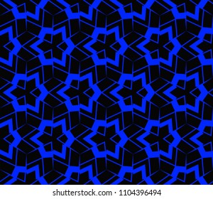 Modern stylish texture. Repeating abstract background with chaotic strokes.Vector monochrome seamless pattern