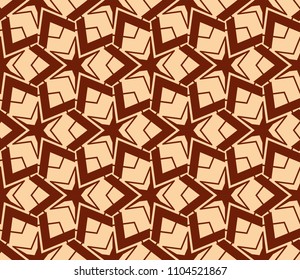 Modern stylish texture. Repeating abstract background with chaotic strokes.Vector monochrome seamless pattern