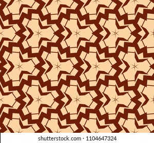 Modern stylish texture. Repeating abstract background with chaotic strokes.Vector monochrome seamless pattern