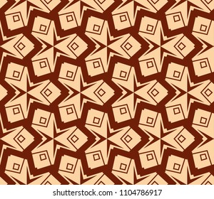 Modern stylish texture. Repeating abstract background with chaotic strokes.Vector monochrome seamless pattern