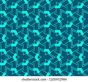 Modern stylish texture. Repeating abstract background with chaotic strokes.Vector monochrome seamless pattern