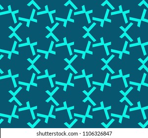 Modern stylish texture. Repeating abstract background with chaotic strokes. Vector monochrome seamless pattern