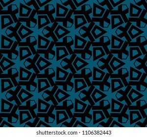 Modern stylish texture. Repeating abstract background with chaotic strokes.Vector monochrome seamless pattern
