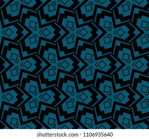 Modern stylish texture. Repeating abstract background with chaotic strokes.Vector monochrome seamless pattern
