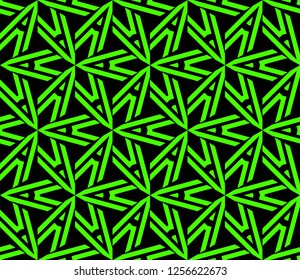 Modern stylish texture. Repeating abstract background with chaotic strokes.Vector monochrome seamless pattern
