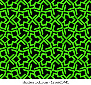 Modern stylish texture. Repeating abstract background with chaotic strokes.Vector monochrome seamless pattern