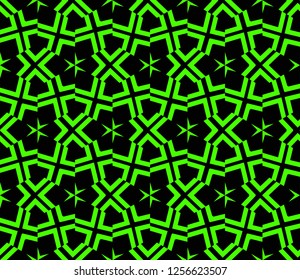 Modern stylish texture. Repeating abstract background with chaotic strokes.Vector monochrome seamless pattern